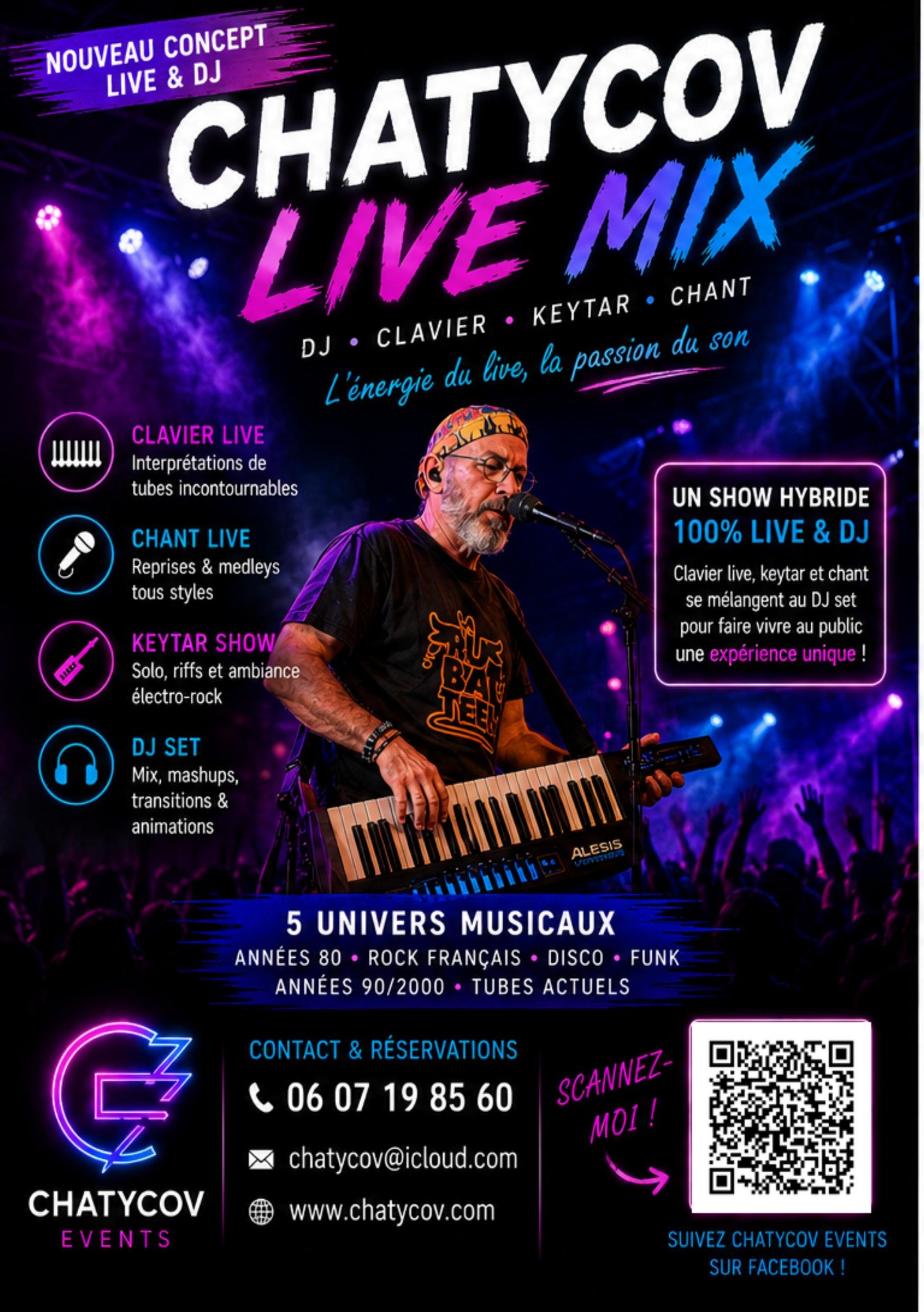 Afficher le flyer de présentation du concept Live Mix